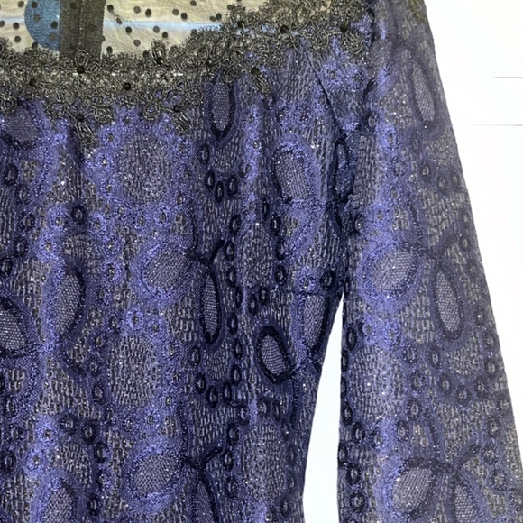 Jacquard Dress: 🇺🇦Prom, Bridesmaids, Cocktail XS electric blue color - Picture 6 of 9